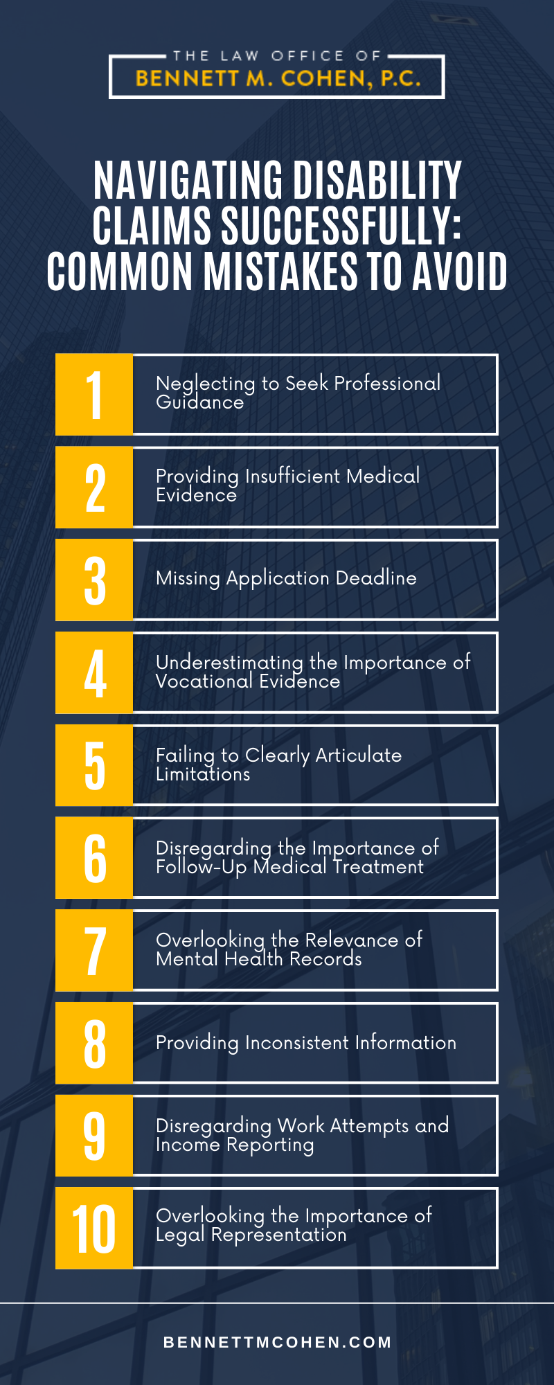 Navigation Disability Claims Successfully: Common Mistakes To Avoid